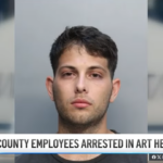 mugshot of Miami Port worker accused of art theft